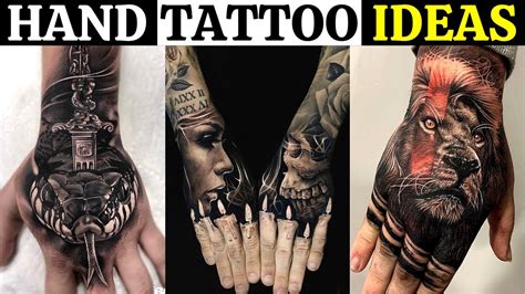 amazing hand tattoo ideas for men 160 best hand tattoo designs youtube