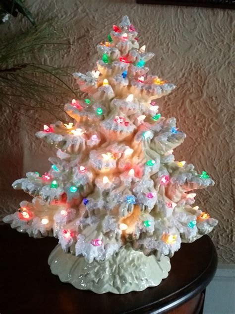 This lovely ceramic christmas tree handmade and painted in the 70s was indeed all the rage. Made to Order 17 Frazier Fir Lighted Ceramic Christmas ...