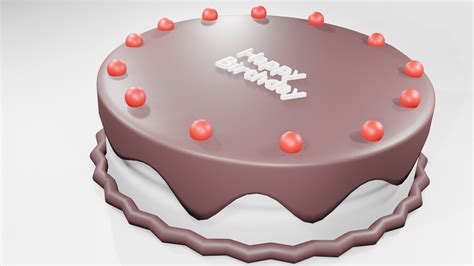 Artstation Cake 3d Model
