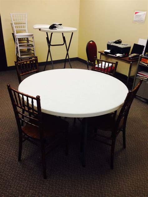 We have endeavored to answer these questions using the following information. How many Chiavari chairs fit at a 48" round table ...