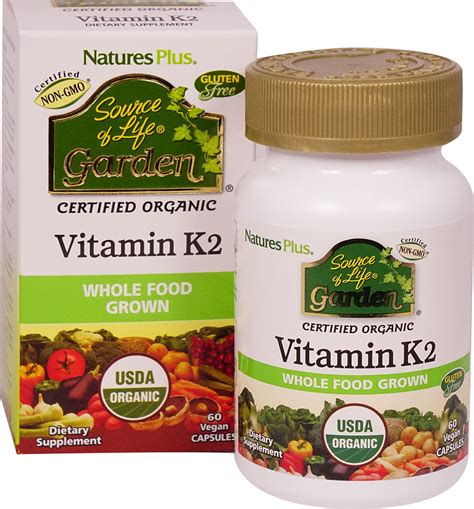 nature s plus source of life® garden vitamin k2 60 vegan capsules vitacost