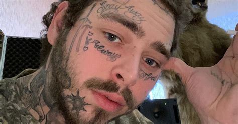 What Post Malone Looks Like Without Trademark Face Tattoos After