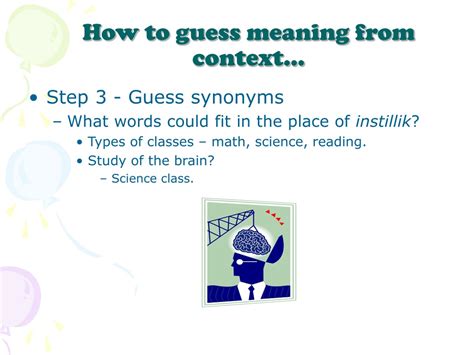 Ppt Guessing Meaning From Context Powerpoint Presentation Free