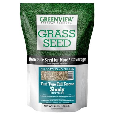 Greenview 3 Lbs Fairway Formula Grass Seed Turf Type Tall Fescue Shady