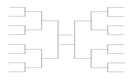 Printable 16 Team Bracket Single Elimination Tournament Templates