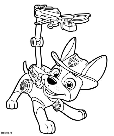 Ryder leads a team of rescue pups (marshall, rubble, chase, rocky, zuma and skye) who save their town from everyday emergencies. Coloring Book Paw Patrol Print Free A4 50+ Pictures