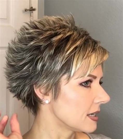 Short Spiky Hairstyles For Women Over Shorthairstyles Short Spiky Hairstyles Short Hair
