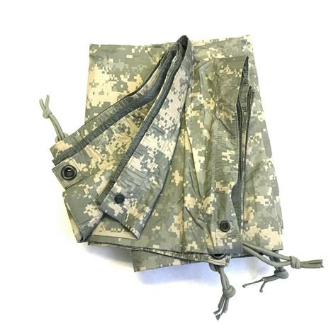 Us Military Field Tarp Reversible 92 X 82 Inches Foliage Gre And Acu