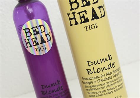 Testei Shampoo E Condicionador Dumb Blonde Bed Head Tigi Passando Blush