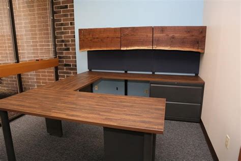 Custom U Shaped Office Desk Industrial Office Furniture Etsy Bureau