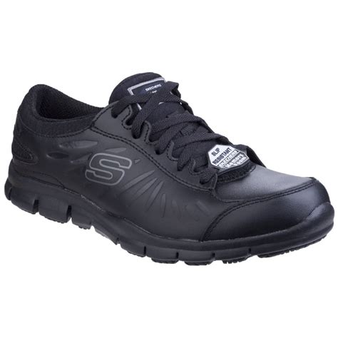 Skechers Eldred Slip Resistant Womens Work Shoes Trainers From