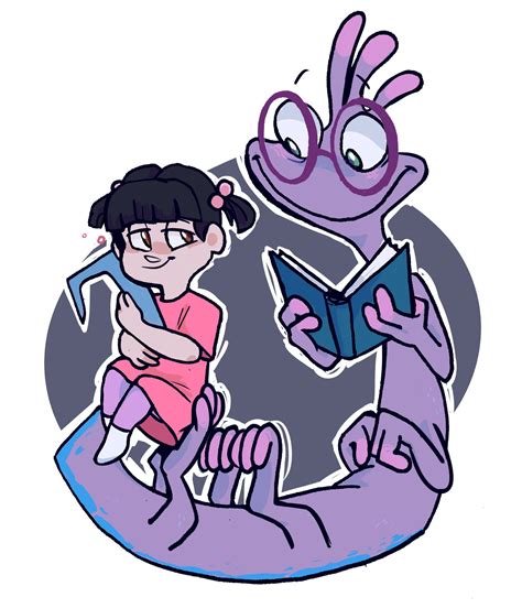 Randall And Boo By Waackery On Deviantart In 2021 Cheer Girl Disney Art Monsters Inc