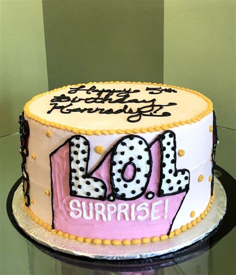 Find on funidelia the best accessories and decoration for your lol surprise birthday party #dolls #lol #lolsurprise. LOL Surprise Layer Cake - Classy Girl Cupcakes