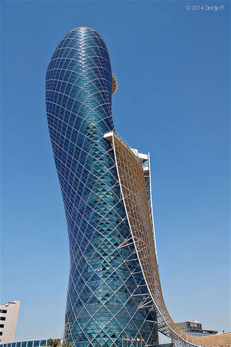 Iconic Glass Structurescapital Gate Abu Dhabi