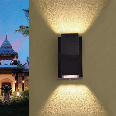 Square Outdoor Wall Sconce Light Fixtures Quality Super Bright Ip65