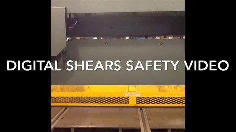 Metal Shear Safety Youtube