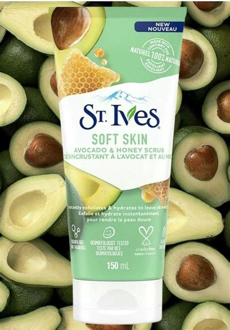 St Ives Soft Skin Face Scrub Avocado And Honey Oz NEW EBay