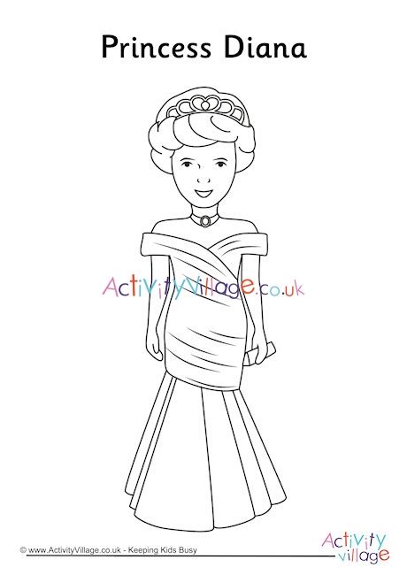 Diana Coloring Page : Grace Santa Lucia Coloring Page By Diana Vining