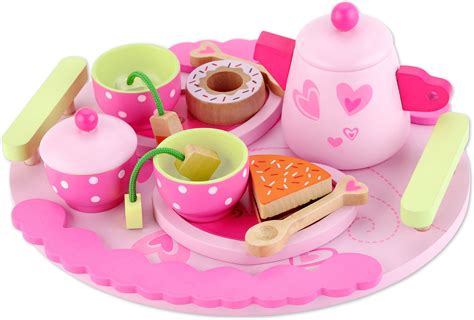 store.bg - Сервиз за чай - Детски дървен комплект за игра с аксесоари ...