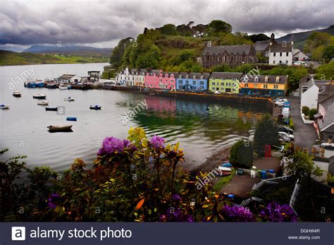 Promenade In Portree Isle Of Skye Scotland United