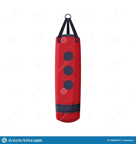 Punching Bag Boxing Cartoon Vector 66166323