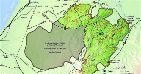 Fort Ord National Monument Boundary Map Bureau Of Land Management
