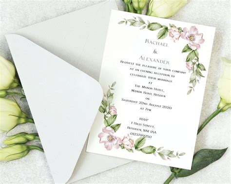 Pastel Peony Wedding Invitations Occasions By Rebecca Ltd