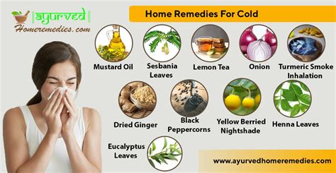 10 Natural Home Remedies For Common Cold Home Remedies To Get Rid Of
