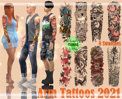 Sims Tattoos Downloads Sims Updates Page Of