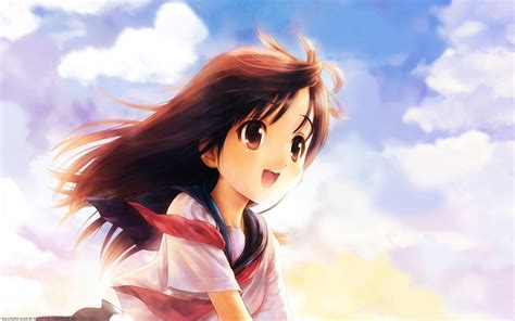 Anime Girl In Wind 1440x900 Fondo De Pantalla 2232