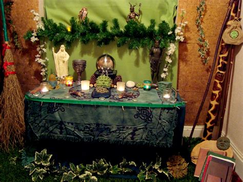 Green Man Altar By Druidstone On Deviantart