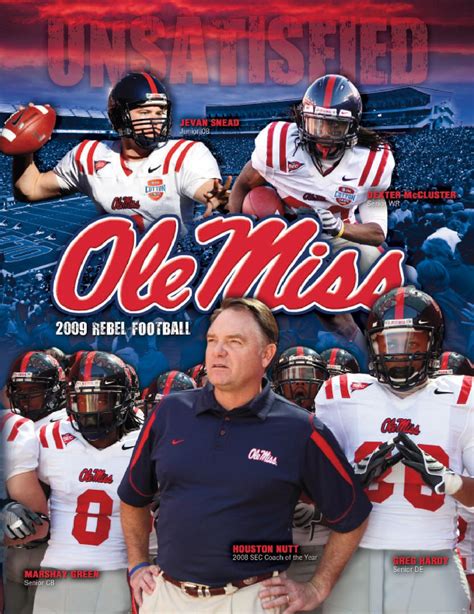 The ole miss rebels football program represents the university of mississippi, also known as ole miss. the rebels compete in the football bowl subdivision (fbs). 2009 Ole Miss Football Media Guide by Ole Miss Athletics ...
