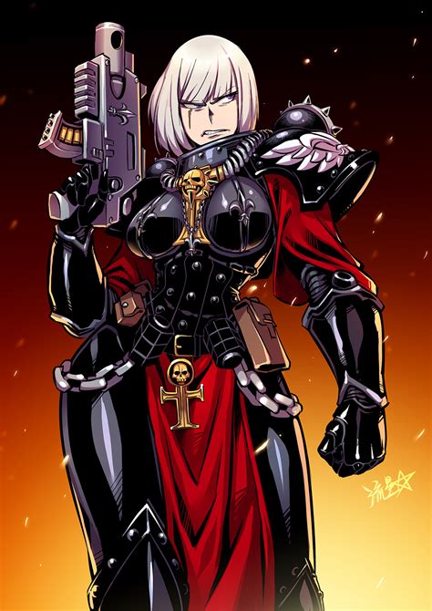 Adepta Sororitas Warhammer K Drawn By Ryuusei Mark Ii Danbooru