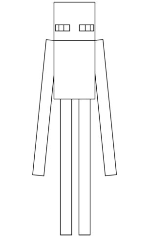 You can find here 2 free printable coloring pages of minecraft enderman. Minecraft Enderman Målarbok | Gratis Målarbilder att skriva ut
