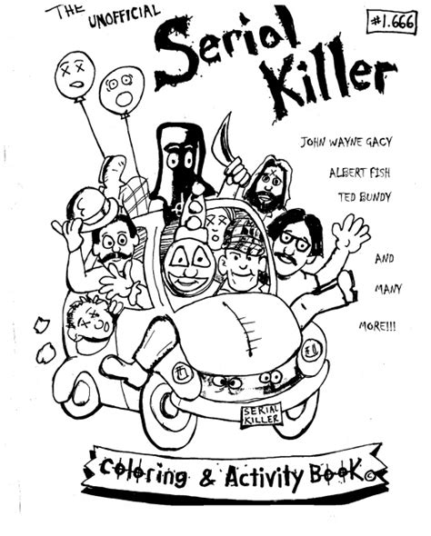 It was developed by two. The Best of The Serial Killer Coloring Book | Rich Hillen ...