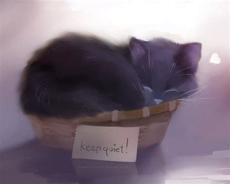 Keep Quiet By Rihards Donskis Aka Apofiss Kittens Cutest Cats And