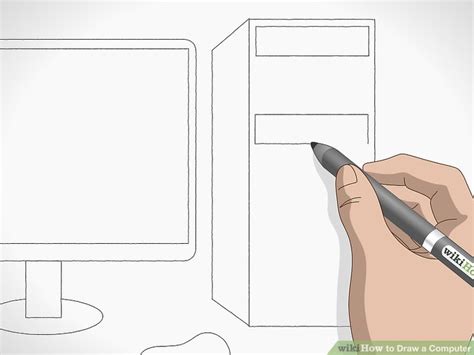 4 Ways To Draw A Computer Wikihow