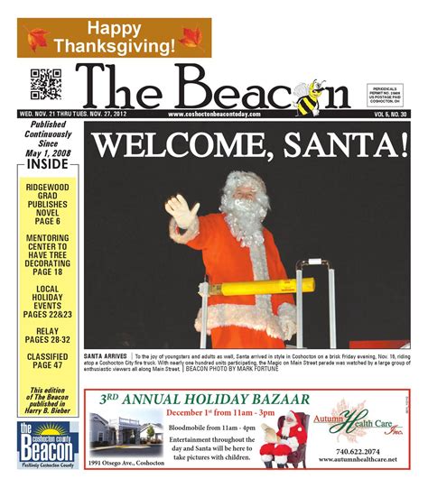 November 21 2012 Coshocton County Beacon By The Coshocton County