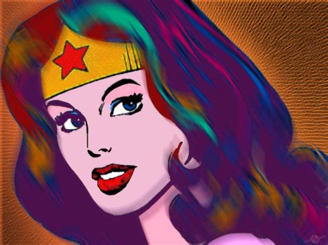Wonder Woman Pop Painting By Tony Rubino Pixels