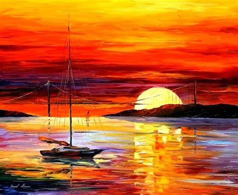Sunset Paintings By Famous Artists Sunset Painting Oil Painting