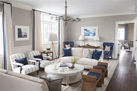 Blue And White Living Room Barclay Butera Barclaybutera Create House