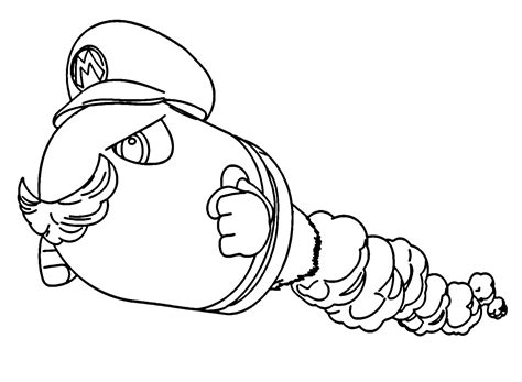 Super Mario Odyssey Coloring Page - Coloring Nation