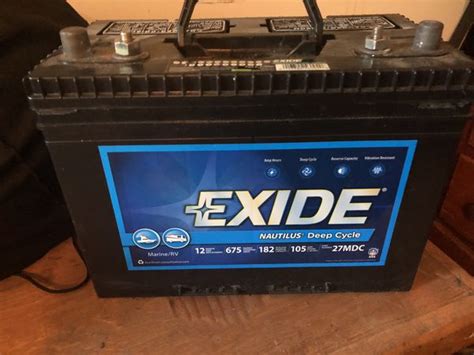 New Exide Nautilus Deep Cycle Marinerv Battery For Sale In Elkhorn Wi
