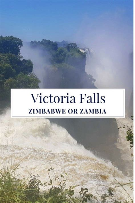 Zambia Or Zimbabwe Victoria Falls Zambia Zimbabwe Side Waterfall