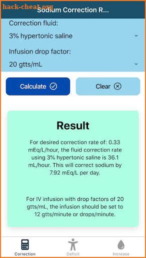 Hyponatremia Calculator Sodium Correction Rate Hacks Tips Hints And