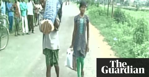 Indian Man Forced To Carry Dead Wife Home After Hospital Refuses Transport World News The