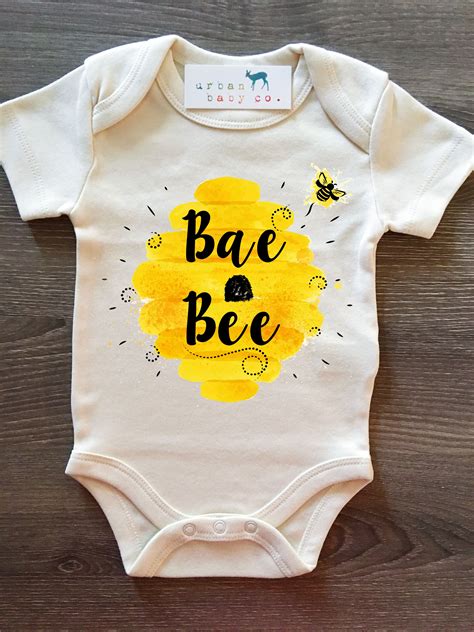 Bae Bee Bumblebee Honey Organic Baby Onesie Baby Onesies Organic