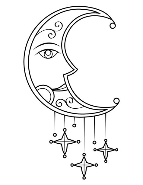 Coloring Page Of Sun Moon And Stars 1 Earth Coloring Pages Moon