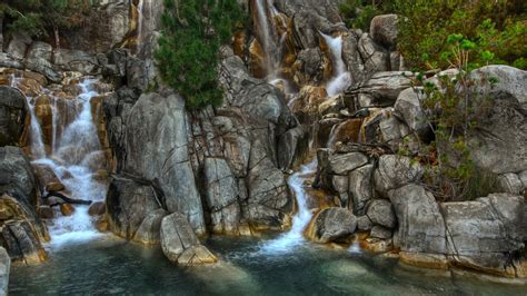 Wallpaper Landscape Waterfall Rock Nature Valley Wilderness