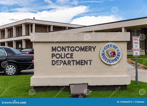 Montgomery Police Department Building Editorial Stock Image Image Of